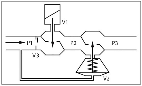 Изображение схема устройства комбинированного клапана для ИТП