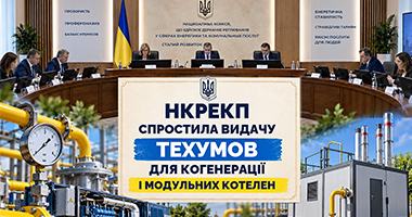 НКРЕКП спростила видачу техумов для когенерації та котелень