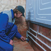 Системи опалення/охолодження з використанням стіни та стелі