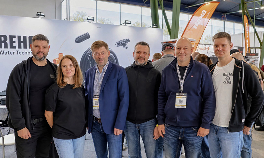 Команда REHAU Water Technologies на виставці WaterClima Зображення REHAU Water Technologies на WaterClima