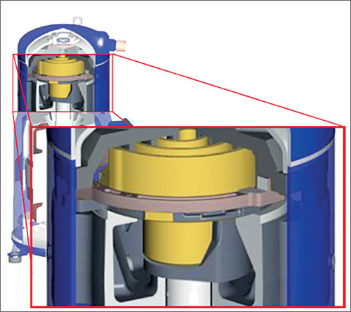 Изображение компрессор чиллера для отопления и ГВС