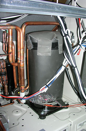 Изображение утепленный компрессор кондиционера