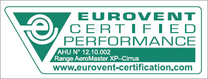 Изображение сертификат Евровент для вентиляционной установки