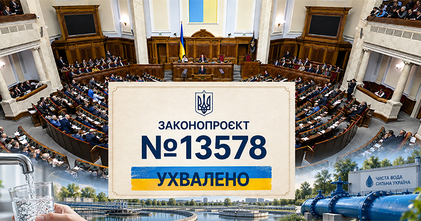 Зображення Закон №13578 &laquo;Про внесення змін до деяких законів України щодо удосконалення норм законодавства у сфері питного водопостачання та водовідведення&raquo;