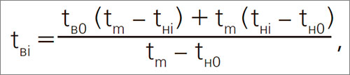 Зображення формула температури в приміщенні